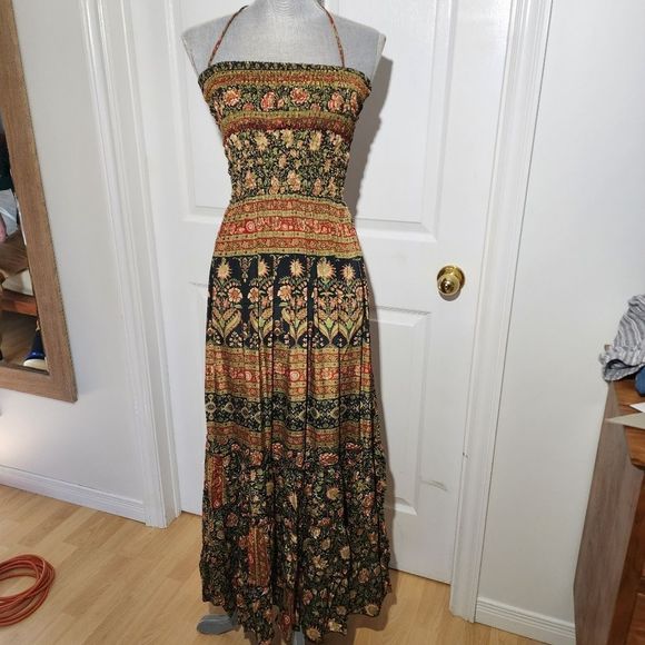 RAGA NWOT wild rose trail halter dress - Picture 3 of 7